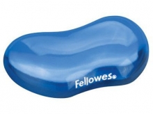 Podložka zápěstí Fellowes Crystal, gelová, modrá