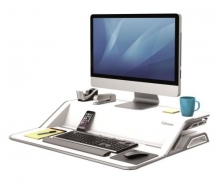 Stanice pracovní Fellowes Sit-Stand Lotus, bílá