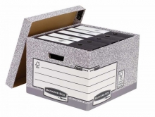 Box archivační Bankers Box System s odnímatelným víkem, z FSC®,  10ks