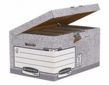 Box archivační Bankers Box System s odklopným víkem,  z FSC®, 10ks