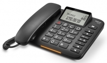 Telefon šňůrový Gigaset DL380, černý