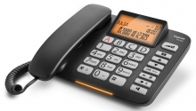 Telefon šňůrový Gigaset DL580, černý