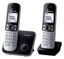 Telefon bezšňůrový Panasonic KX-TG6812FXB, černý