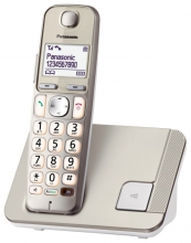 Telefon bezšňůrový Panasonic KX-TGE210FXN, slonová kost