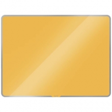 Tabule magnetická Leitz Cosy 80 x 60 cm, skleněná, teplá žlutá
