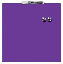 Tabule magnetická popisovací, fialová, 360x360 mm