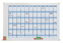Tabule magnetická plánovací Nobo, týdenní