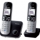 Telefon bezšňůrový Panasonic KX-TG6812FXB, černý