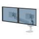 Rameno pro 2 monitory kompaktní Fellowess TALLO™, bílá