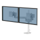 Rameno pro 2 monitory Fellowess TALLO Modular™ 2FS, bílá