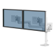 Rameno pro 2 monitory Fellowess TALLO Modular™ 2FFS, bílá