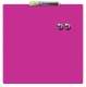 Tabule magnetická popisovací tabule, růžová, 360x360 mm